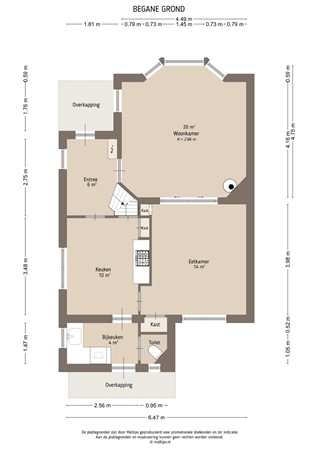 Floorplan - Lingedijk 9, 4155 BA Gellicum